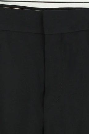 Pantalon droit Chloé Noir en Synthétique