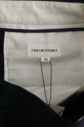 Pantalon droit Chloé Stora Bleu en Coton