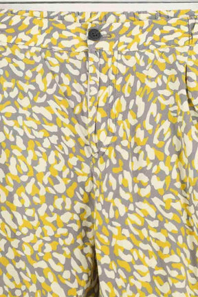 Pantalon droit Chloé Stora Jaune en Coton