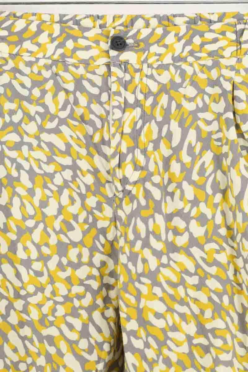 Pantalon droit Chloé Stora Jaune en Coton