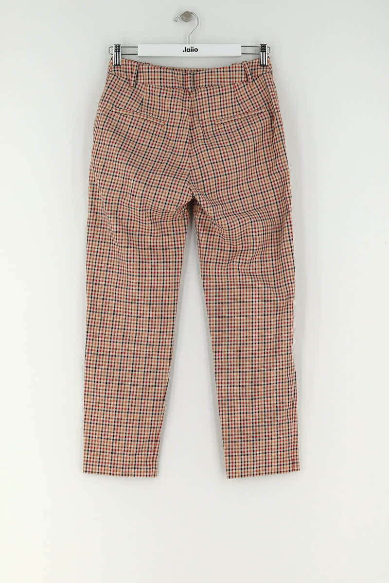 Pantalon droit Claudie Pierlot Beige en Coton