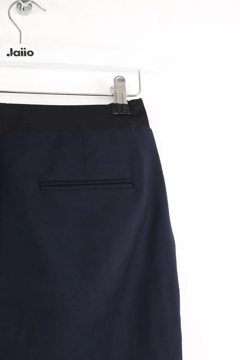 Pantalon droit Claudie Pierlot Marine en Polyester