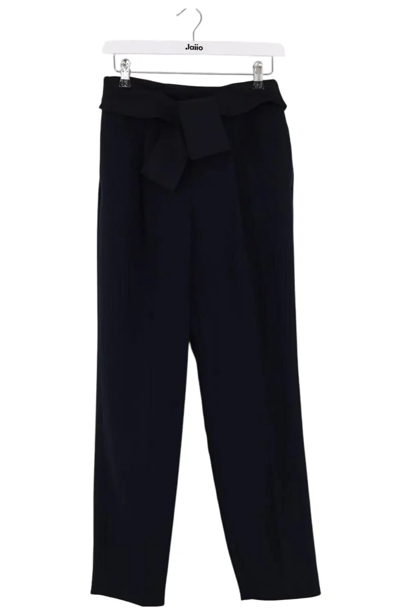 Pantalon droit Claudie Pierlot Marine en Synthétique, taille S - Seconde Main