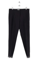 Pantalon droit Claudie Pierlot Noir en Synthétique, taille L - Seconde Main