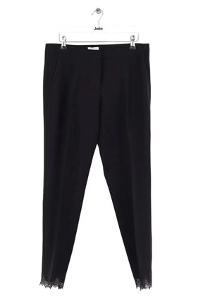 Pantalon droit Claudie Pierlot Noir en Synthétique, taille L - Seconde Main