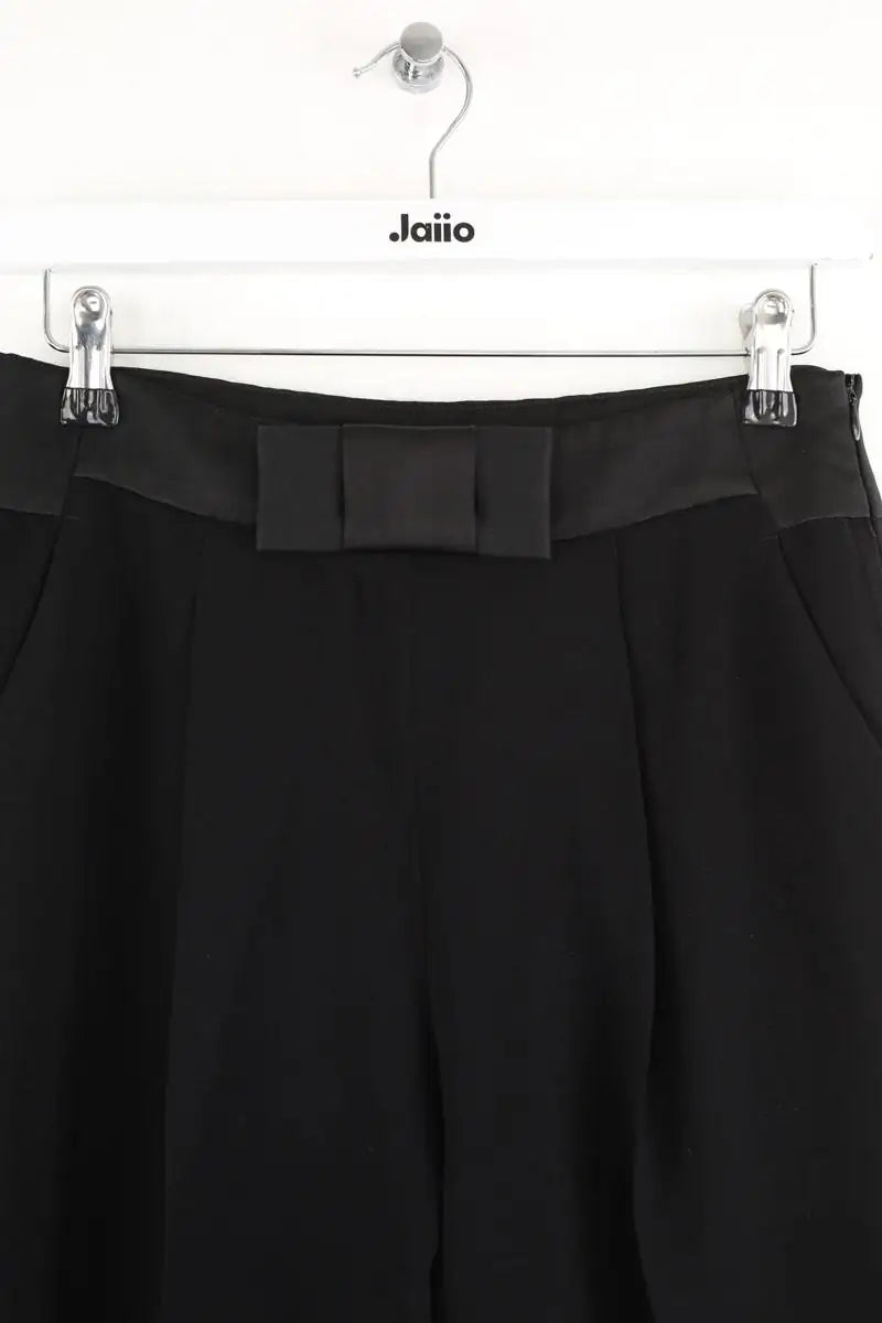 Pantalon droit Claudie Pierlot Noir en Synthétique