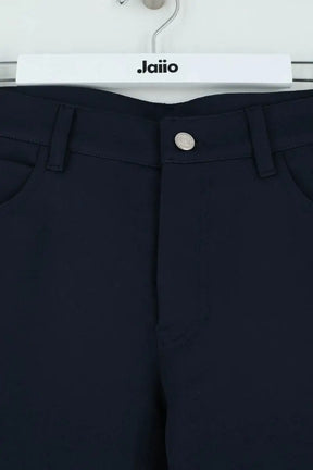 Pantalon droit Courrèges Marine en Synthétique