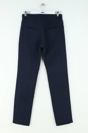 Pantalon droit Courrèges Marine en Synthétique