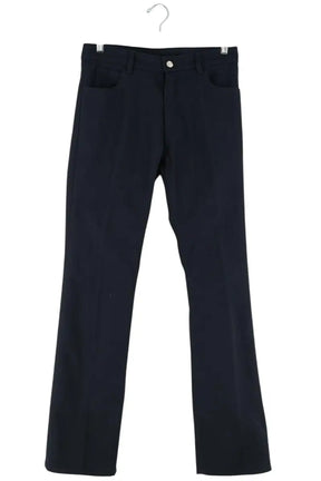 Pantalon droit Courrèges Noir en Synthétique, taille S - Seconde Main