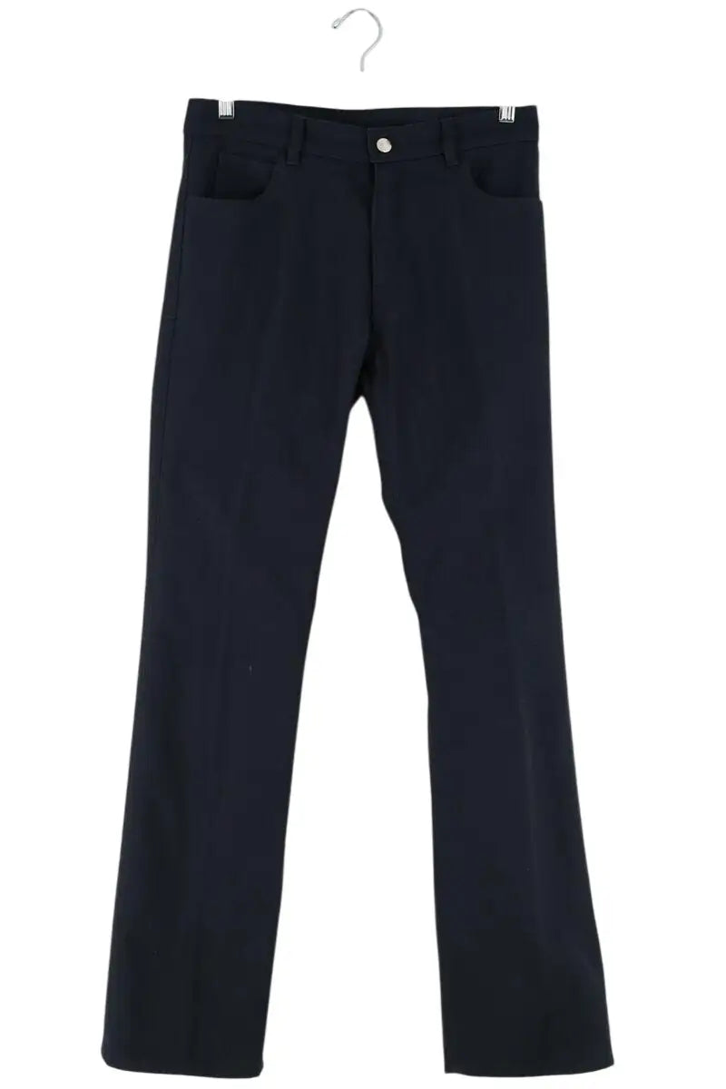 Pantalon droit Courrèges Noir en Synthétique, taille S - Seconde Main
