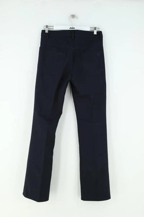 Pantalon droit Courrèges Noir en Synthétique