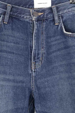 Pantalon droit Current Elliott Bleu en Coton