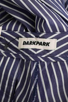 Pantalon droit Darkpark Bleu en Coton