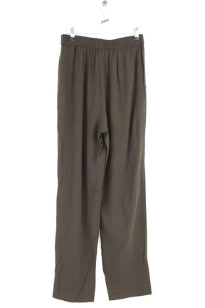 Pantalon droit Des Petits Hauts Soka Kaki en Viscose