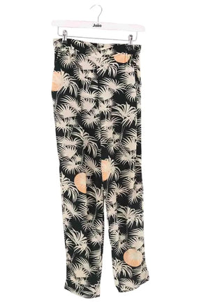 Pantalon droit Des Petits Hauts Vert en Viscose, taille S - Seconde Main