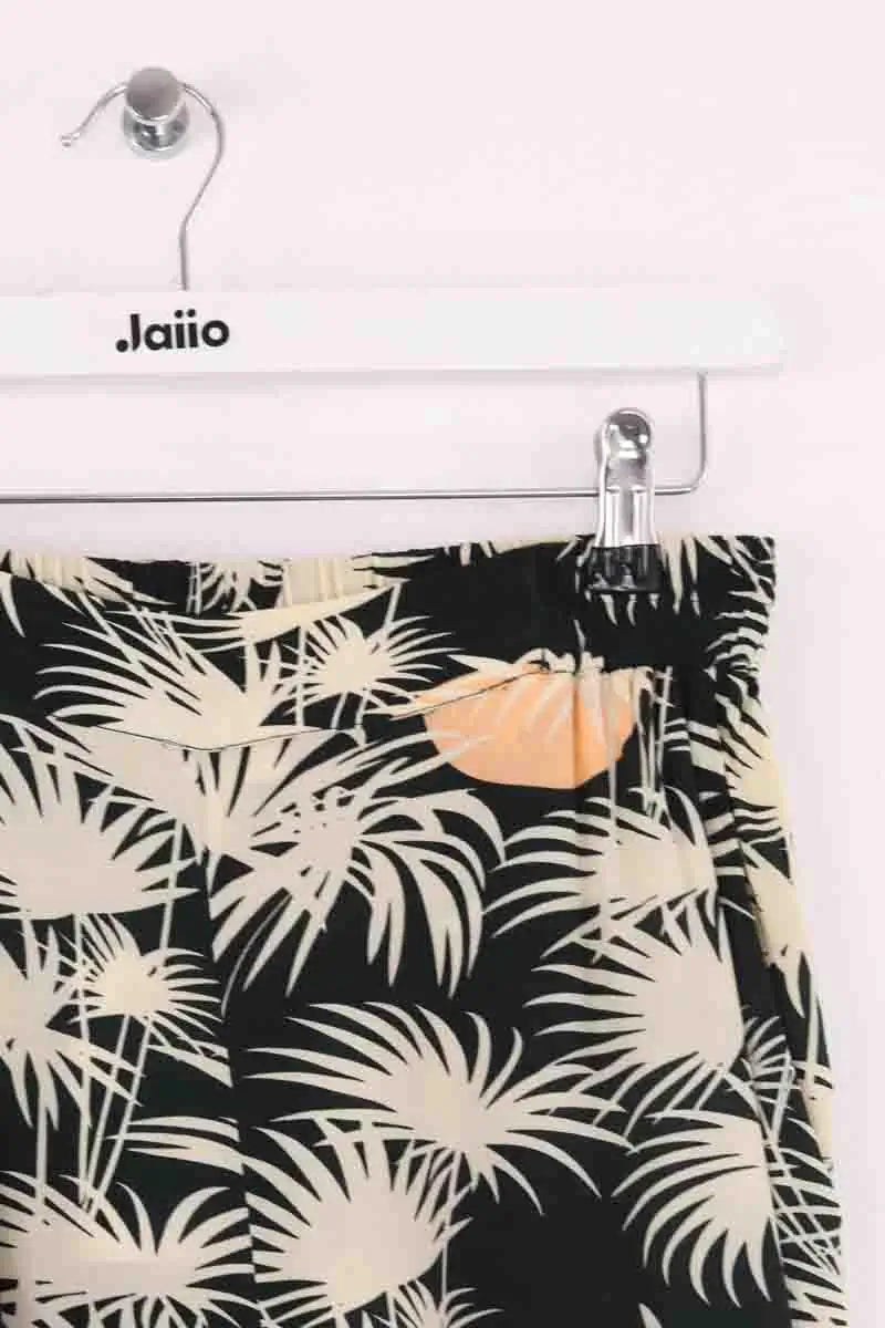 Pantalon droit Des Petits Hauts Vert en Viscose