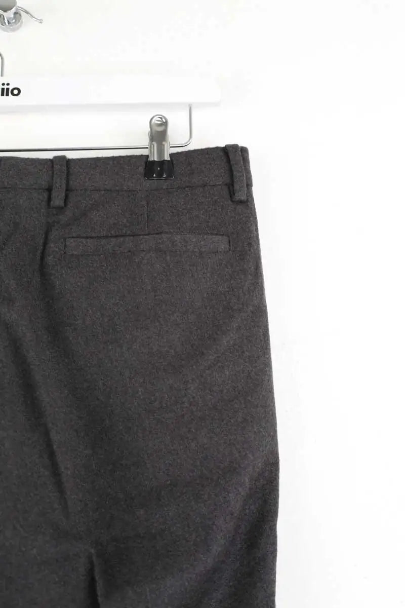 Pantalon droit Dior Anthracite en Laine