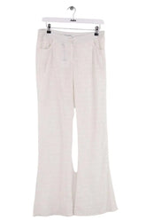 Pantalon droit Dior Blanc en Soie, taille L - Seconde Main