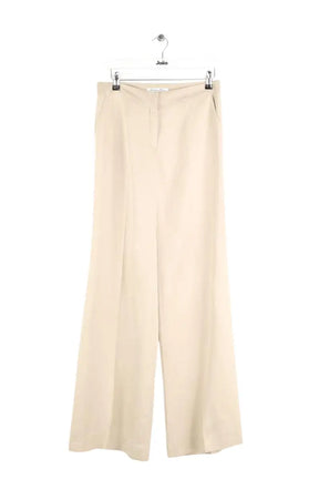 Pantalon droit Dior Kaki en Soie, taille S - Seconde Main