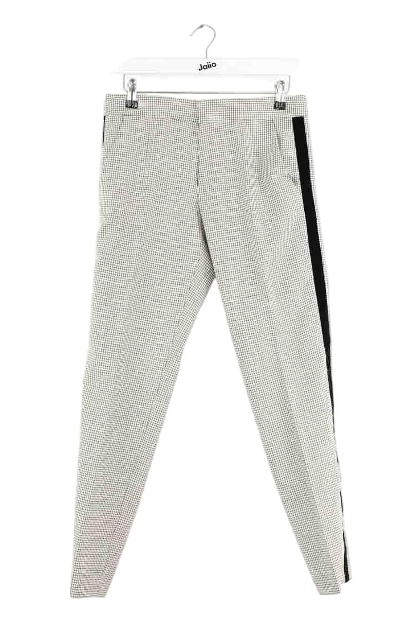 Pantalon droit DMN Blanc en Laine, taille S - Seconde Main
