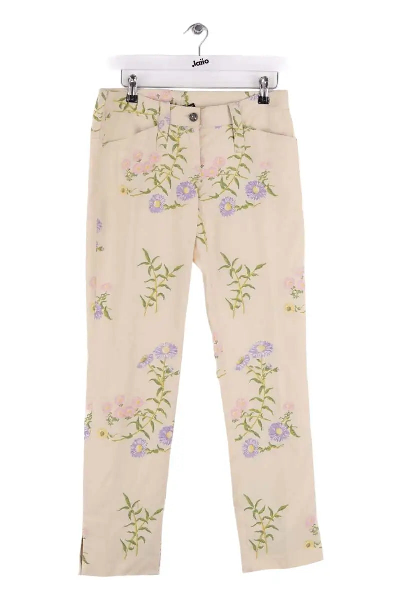 Pantalon droit Dolce & Gabbana Beige en Viscose, taille M - Seconde Main