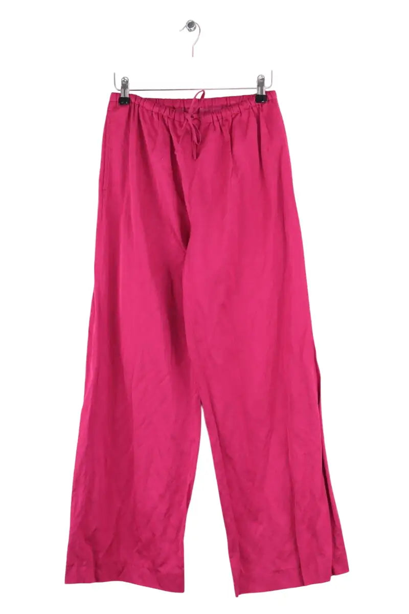 Pantalon droit Dries Van Noten Rose en Coton, taille XS - Seconde Main