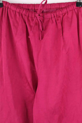 Pantalon droit Dries Van Noten Rose en Coton