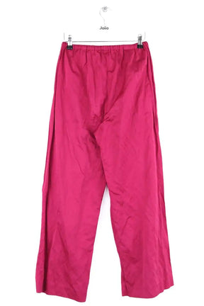 Pantalon droit Dries Van Noten Rose en Coton