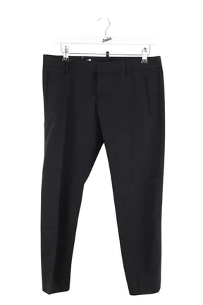 Pantalon droit Dsquared2 Noir en Laine, taille S - Seconde Main