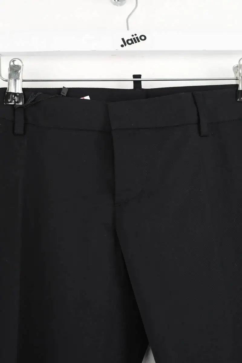 Pantalon droit Dsquared2 Noir en Laine