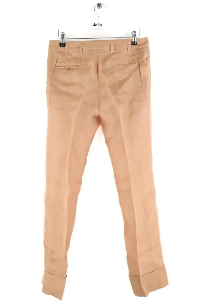 Pantalon droit Ermanno Scervino Beige en Soie