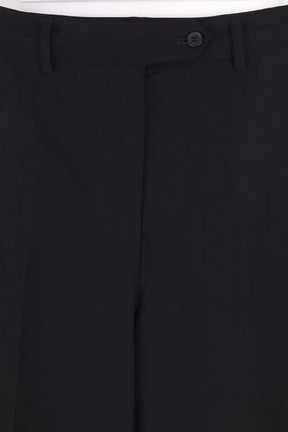 Pantalon droit Ermanno Scervino Noir en Synthétique