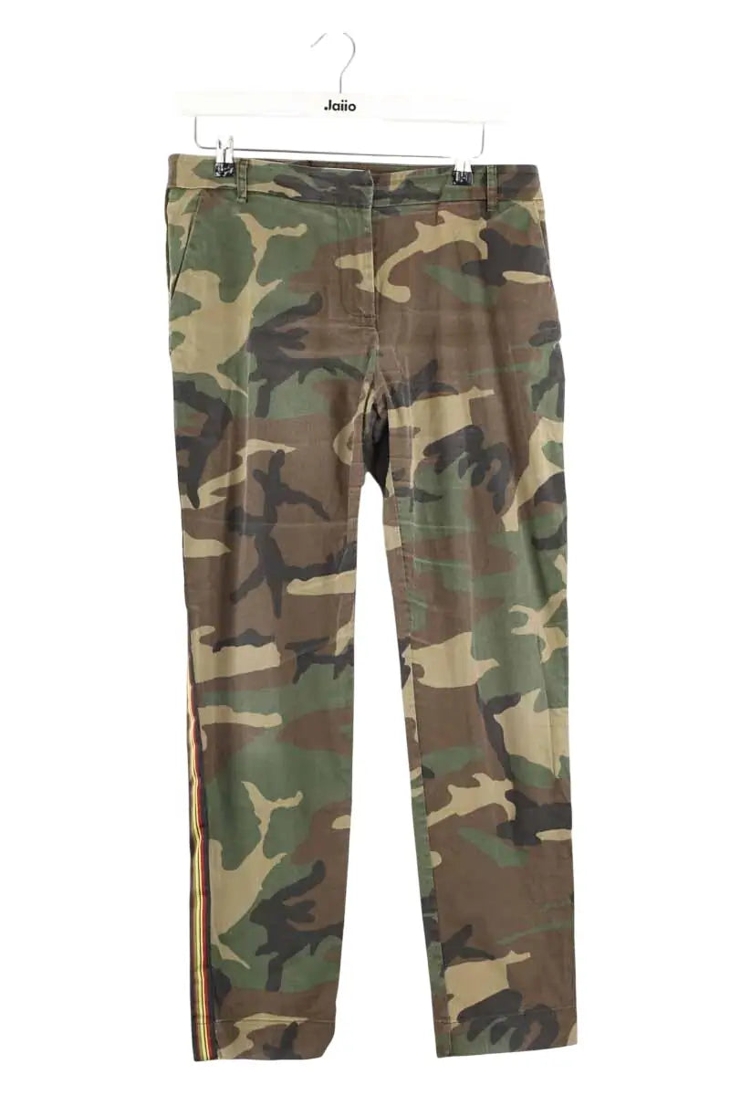 Pantalon droit Essentiel Antwerp Kaki en Coton, taille M - Seconde Main