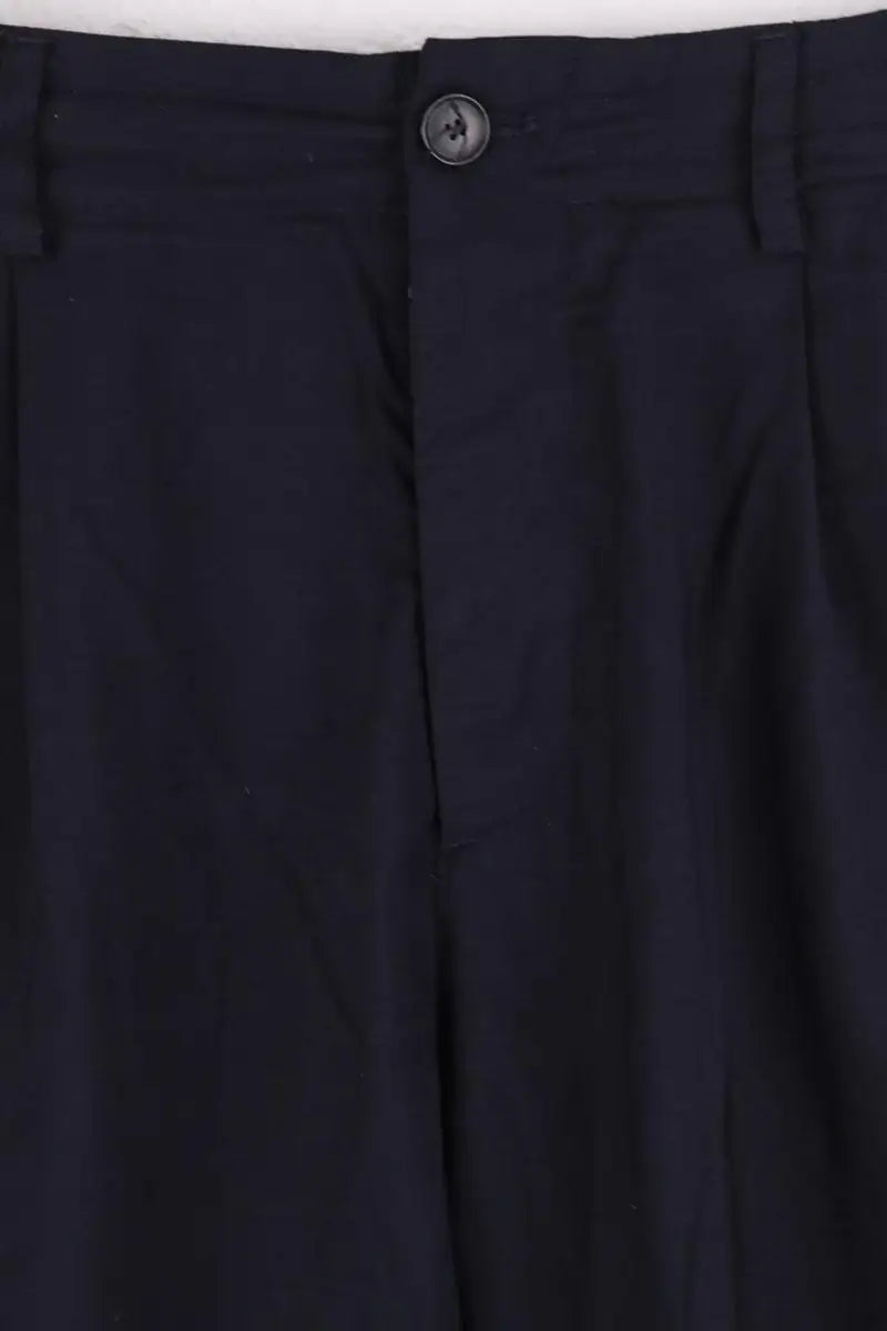 Pantalon droit Essentiel Antwerp Noir en Laine
