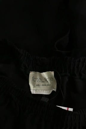 Pantalon droit Forte_Forte Noir en Viscose