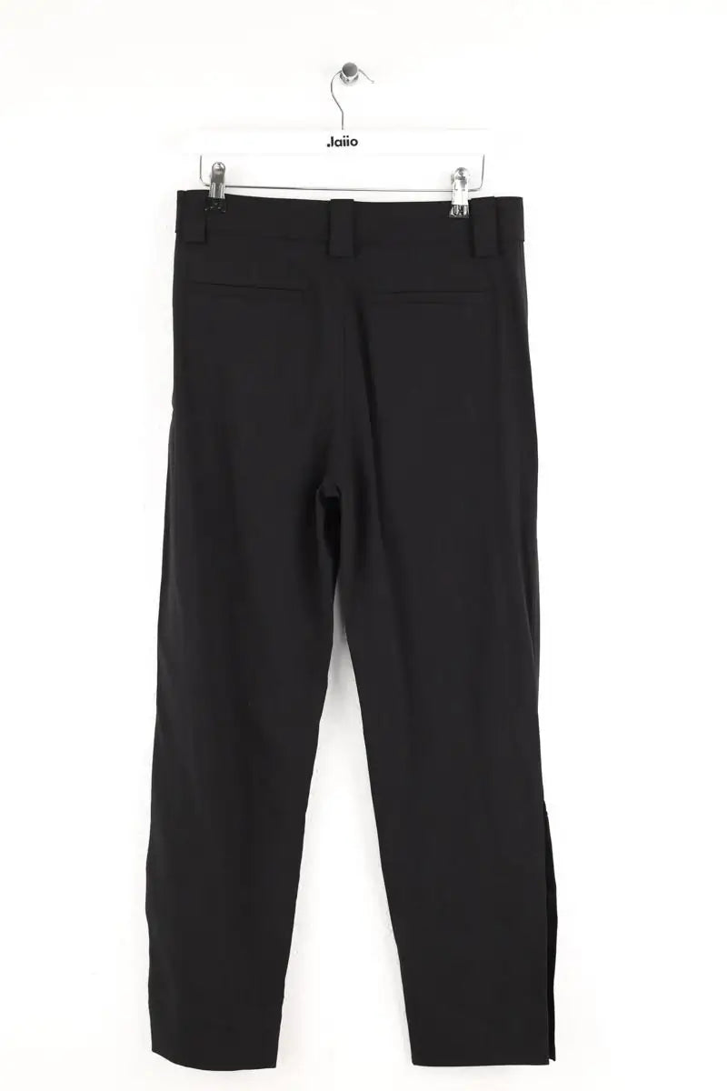 Pantalon droit Ganni Noir en Polyester