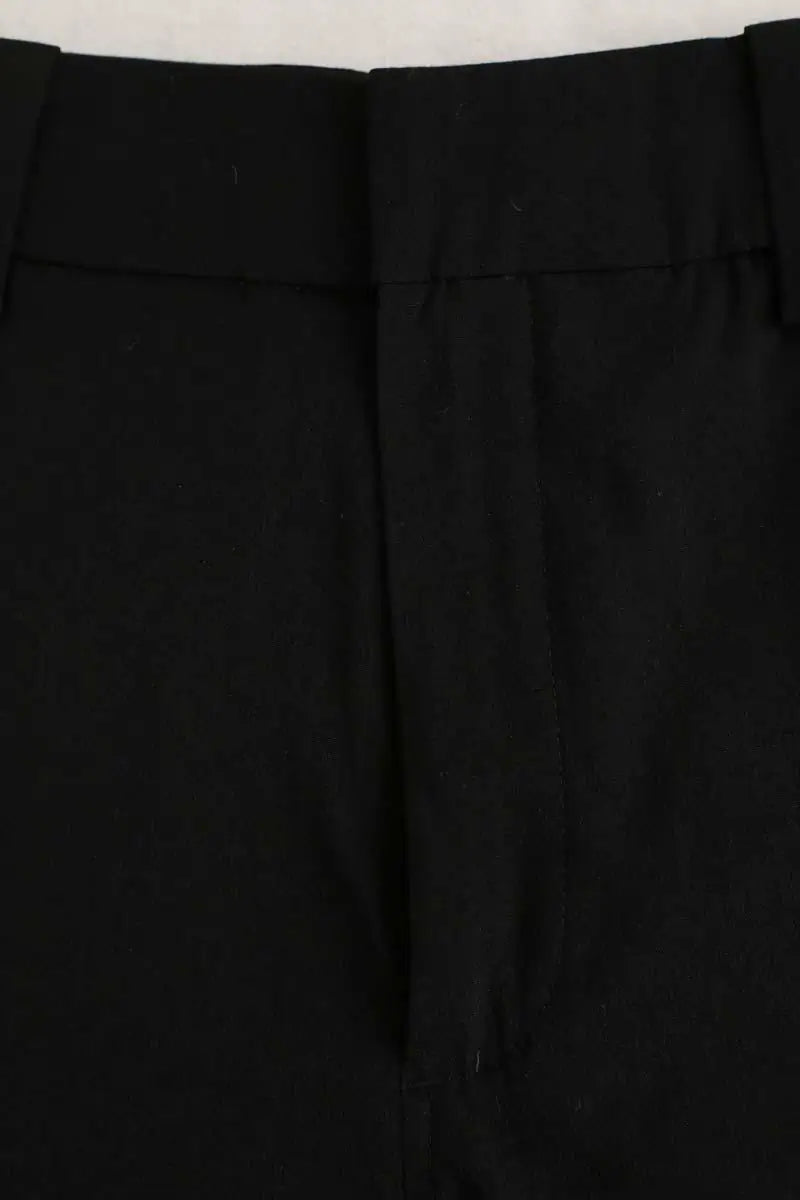 Pantalon droit Ganni Noir en Polyester