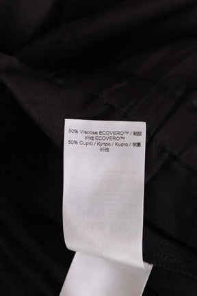 Pantalon droit Ganni Noir en Synthétique