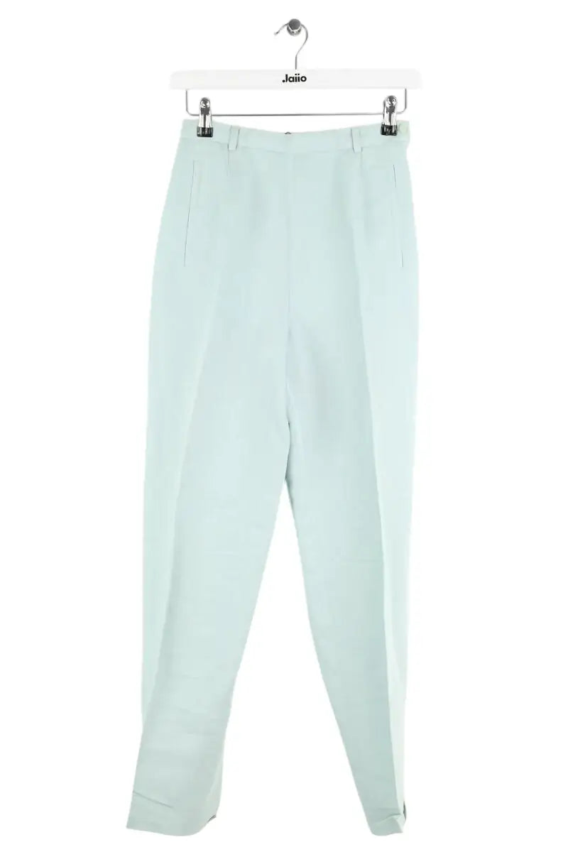 Pantalon droit Gerard Darel Bleu en Lin, taille S - Seconde Main