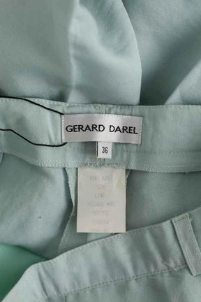 Pantalon droit Gerard Darel Bleu en Lin