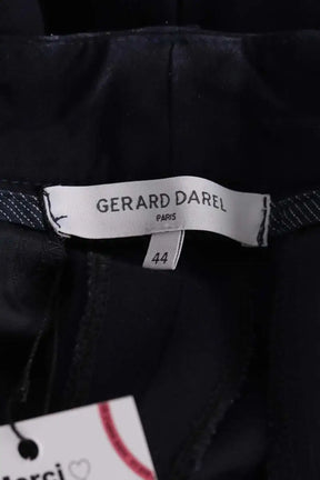 Pantalon droit Gerard Darel Bleu en Synthétique