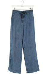 Pantalon droit Gerard Darel Bleu en Viscose, taille S - Seconde Main