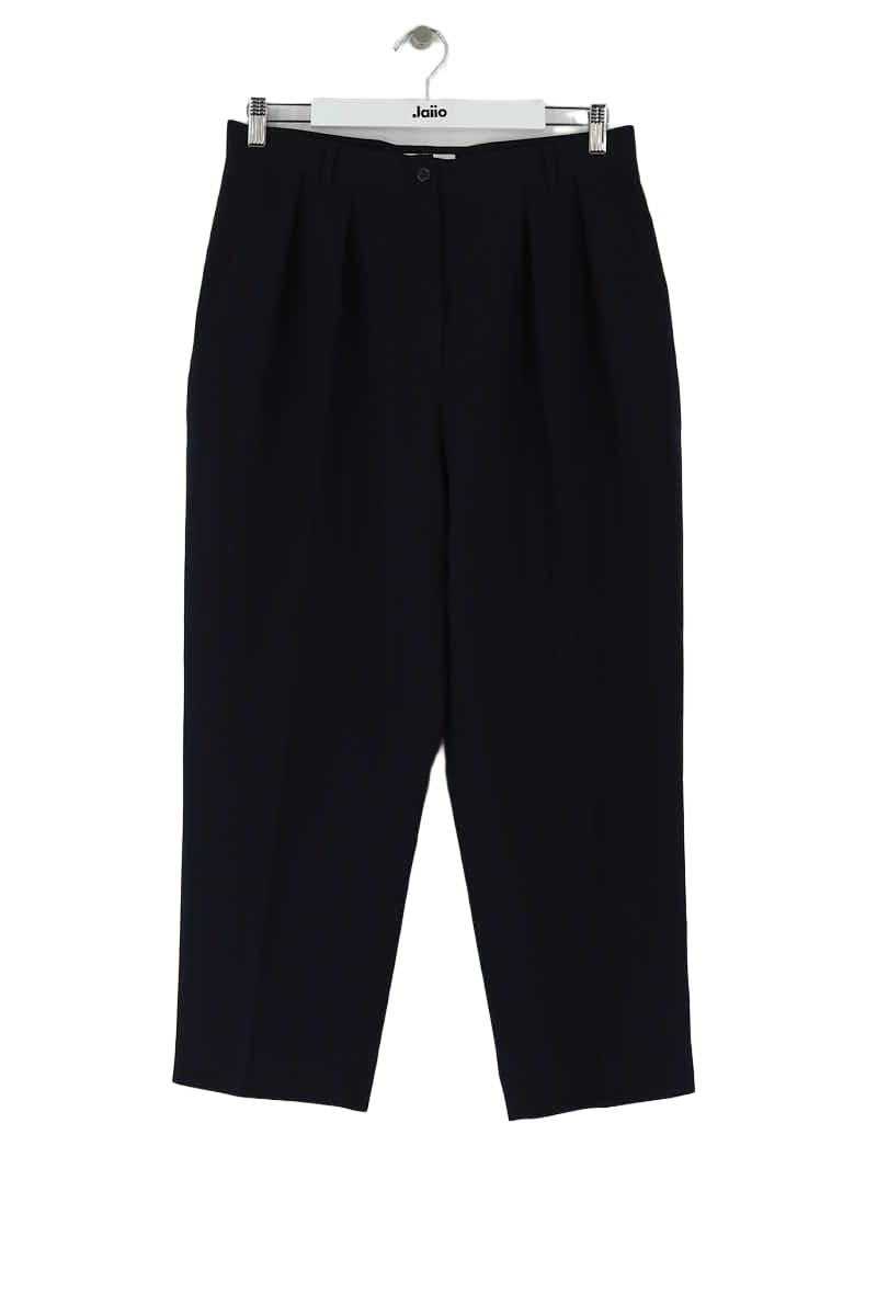 Pantalon droit Gerard Darel Marine en Polyester, taille L - Seconde Main