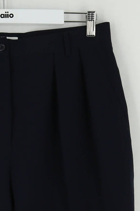 Pantalon droit Gerard Darel Marine en Polyester