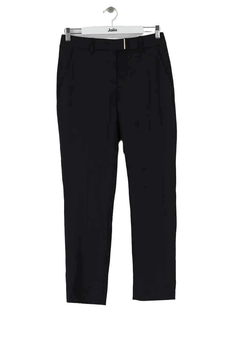 Pantalon droit Gerard Darel Marine en Polyester, taille S - Seconde Main