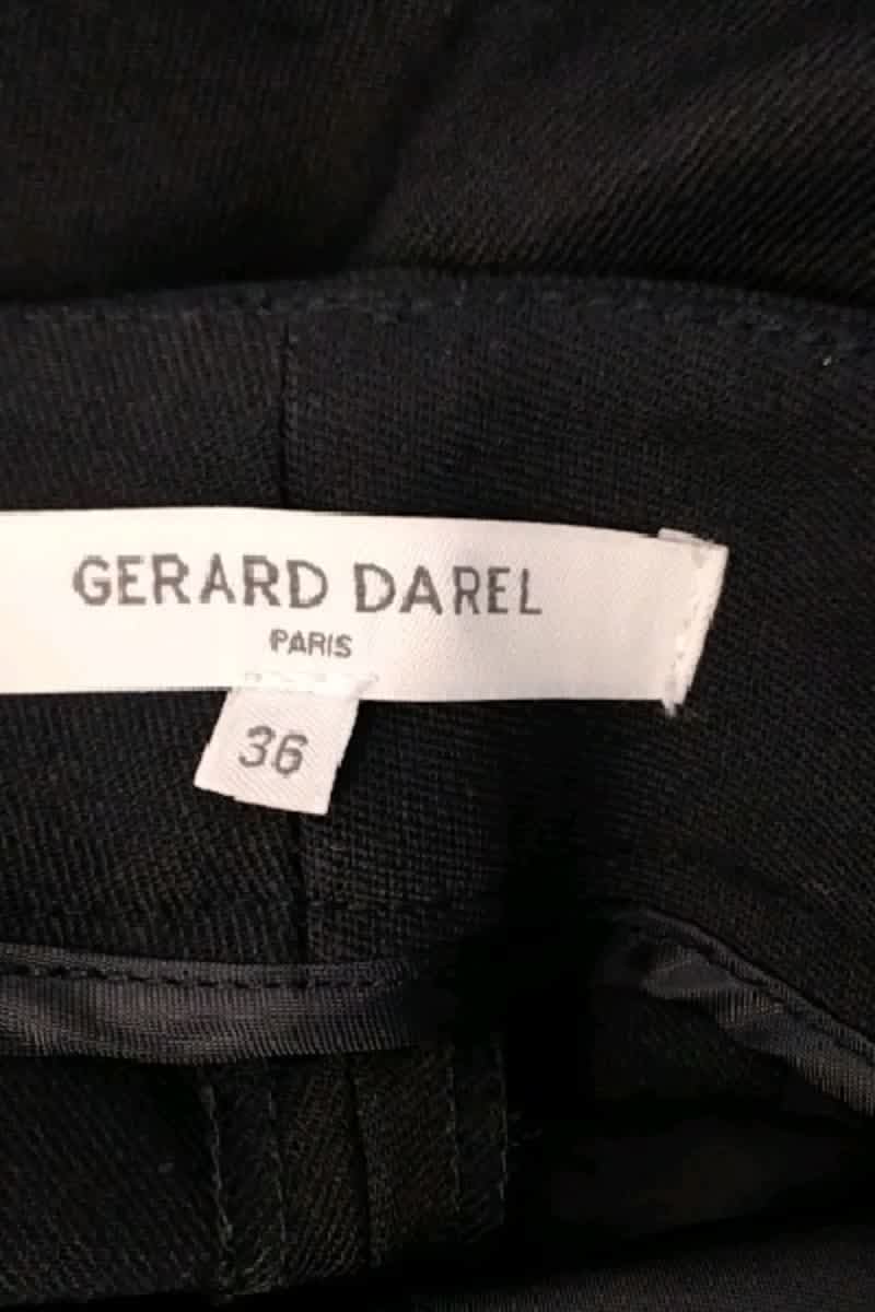Pantalon droit Gerard Darel Marine en Polyester