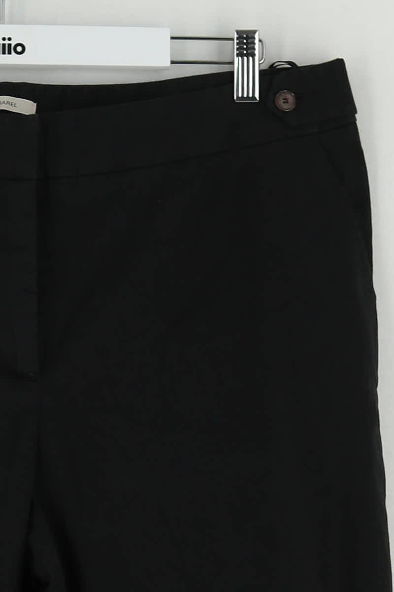 Pantalon droit Gerard Darel Noir en Coton