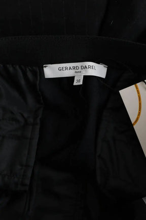 Pantalon droit Gerard Darel Noir en Polyester