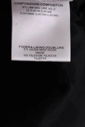 Pantalon droit Gucci Noir en Laine