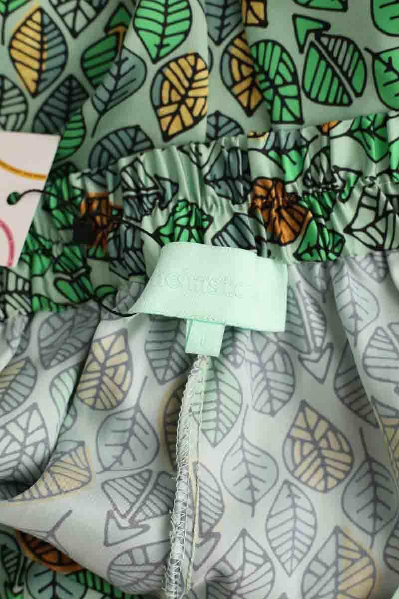 Pantalon droit Heimstone Vert en Polyester